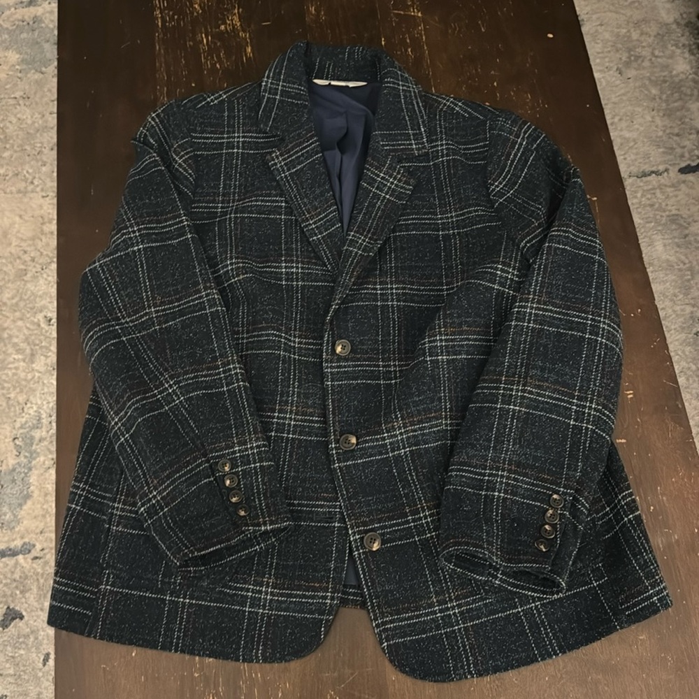 Ll Bean Vintage Tweed Wool Blazer